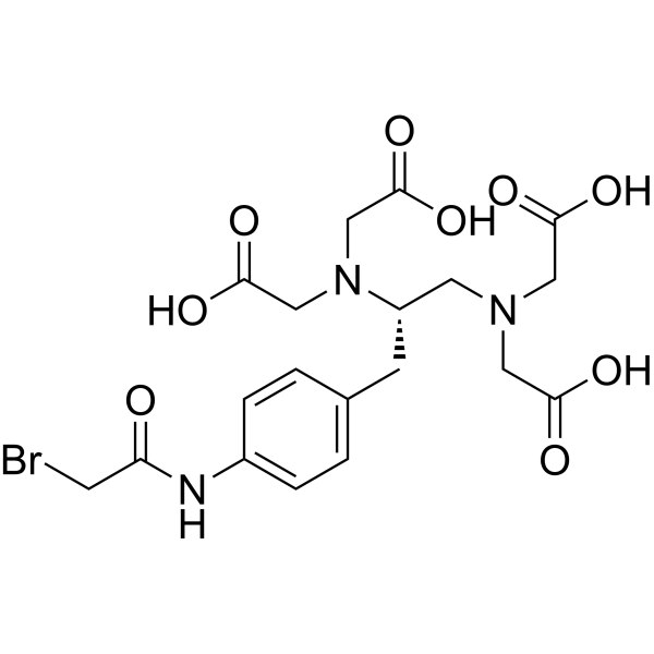 EDTA-p-Bromoacetamido benzyl ((S)-1-(p-Bromoacetamidobenzyl)ethylenediaminetetraacetic acid) 81677-6